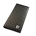 BININBOX Mens Luxury Quality Leather Long Bifold Wallet Credit Card Holder Purse