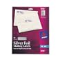 Avery Silver Foil Mailing Labels for Inkjet Printers, 3/4" x 2-1/4", Pack of 300 (8986)