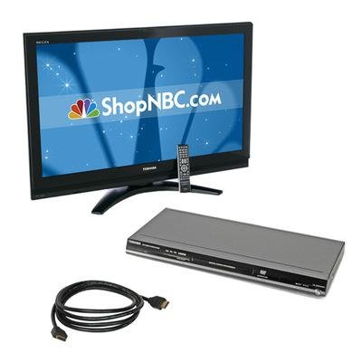 Toshiba REGZA 42 1080p LCD HDTV Bundle w/ $100 Mail-In Rebate