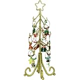 Boston Warehouse Holiday Glass Wine Charm Tree, Set of 13