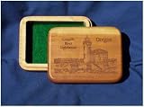 Single Deck Playing Card Box - Coquille River Lighthouse