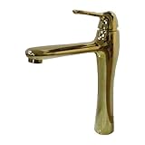 〔INK-03030381G〕　シングルレバーハンドル　混合水栓　ゴールド（金）