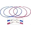 Rubber Cord Necklaces 16" 4Pcs