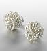 Faux Pearl Knot Clip On Earrings
