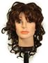 17 Dark brown tip with Medium Auburn all over layers / bangs synthetic wigs"