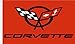 NEOPlex 3' x 5' Corvette Red Automotive Logo Flag