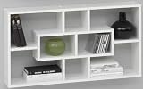 from LHS PREMIUM Stylish White Wall Mounted Shelf Unit Rack for CD DVD Books Ornaments by DMF