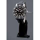 Fortis B-42 Cosmonaut Day Date 42mm Watch - Black Dial, Black Leather Strap 647.10.11L01 by Fortis