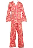 Bedhead Arabesque Pink Sateen Cotton Pajama