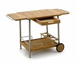 TRIODIA Tee-/Servierwagen Teak und Edelstahl