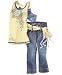 Guess? Little Girl Cropped Jeans & Scarf Belt