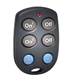 Keychain Remote for 2 Devices w/ Bright & Dim Buttons