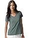 Hanes Women's Nano-T® V-Neck T-Shirt,Vintage Green M