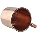 Moscow Mule Mugs, Pure Copper Mugs with Riveted Handles, Unlined Authentic Moscow Mule Mugs, Includes 15 Moscow Mule Recipes and 100 Variations, 22oz Capacity - Solid Copper