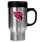 Arizona Cardinals 16oz Stainless Steel Travel Mug (Primary Logo)