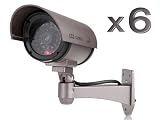 Hootoo Outdoor / Indoor Waterproof FAKE / DUMMY SECURITY CAMERA w/ Blinking Light (Purple) (6 PACK) Review 41HxOHb8efL. SL160 Hootoo Outdoor / Indoor Waterproof FAKE / DUMMY SECURITY CAMERA w/ Blinking Light (Purple) (6 PACK) Review