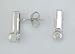 Sterling Silver Diamond Drop Earrings