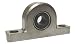 Spyraflo PB1-500-AF Aluminum Pillow-Block With a 1/2 inch Inner-Diameter, Self-Aligning, Delrin-AF Bearing