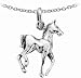 Childrens Silver Horse Pendant