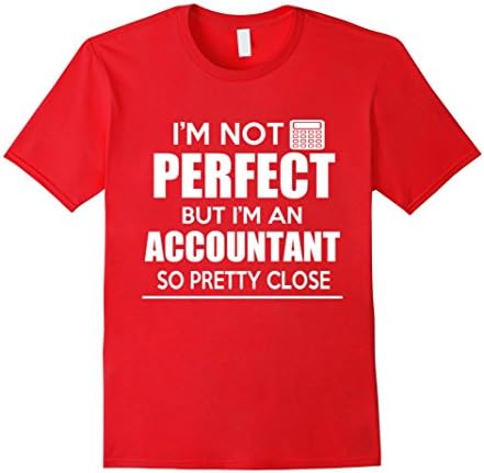 Men's Pretty Accountant - Shirt Medium Red