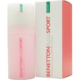 41HxY2SmIQL. SL500 AA280  Benetton Pure Sport By Benetton For Women. Eau De Toilette Spray 3.3 Ounces