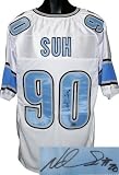 Ndamukong Suh signed Detroit Lions White Prostyle Jersey