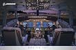 737 New Livery Flight Deck Poster