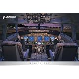 737 Flight Deck Poster