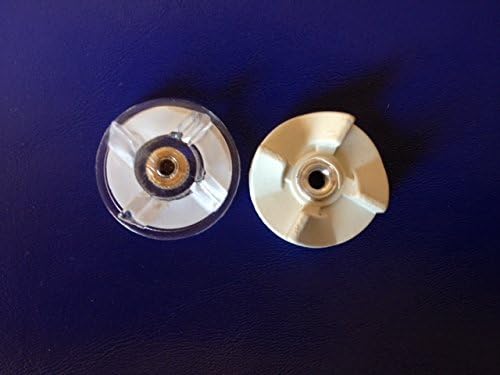 1 White Rubber and 1 white top gear replacement spare parts for magic bullet