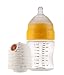 Yoomi 8oz Feeding Bottle with Warmer and Medium Flow Nipple