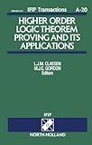 Higher order logic theorem proving and its applications