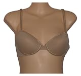 Gel Pad Micro-Fiber Push-Up  Add a Cup  Bra Adjustable Spaghetti Straps 34B