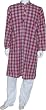 Casual Dress Men Cotton Clothing Embroidered Kurta Pajama Long Sleeve Size M (gkp535)