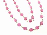Long Pink Tourmaline Strand - 51 by Ylang|23