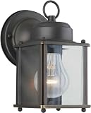 Forte Lighting 1005-14 Classical Outdoor Sconce, Royal Bronze