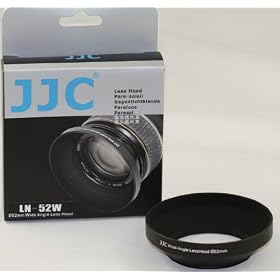 Professional 52mm Digital WIDE Metal Lens Hood For Nikon 18-55mm 24mm 28mm 35mm & Canon 28mm 35mm lenses