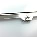 One Polish Mirror Stainless Steel License Plate Frame Holder Front Or Rear Bracket Laser Engrave Bentley with Logo Steel Screw Cap