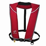 Takashina(高階救命器具) Blue storm インフレータブルライフジャケット(手動膨脹式) レッド フリー BSJ-2300(MKS)