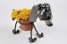 BANDANA/YARDBIRDS Collectible Metal BEAGLE Puppy Dog 6 FLOWER POT HOLDER