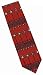 Frank Lloyd Wright Tree of Life Glass Design Silk Tie - Red