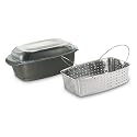 Berndes Multi Purpose Roaster with Glass Lid and Pasta Insert, Cast Aluminium