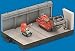 Laser Cutter Vehicle & Excavator Thunderbirds Pod Vehicle Mini Toy