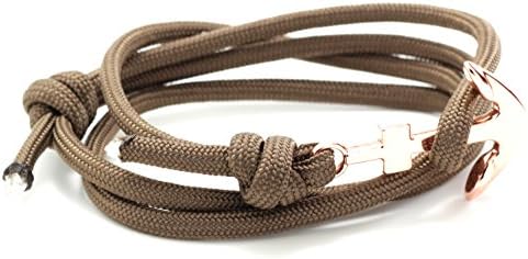 North Street Bracelets Copper Anchor Bracelet (Brown)