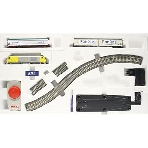 Tillig 01423 Güterzugset mit TT-Bettungsgleis TT