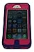 BeautyChase(TM) Iphone 5/Iphone 5S Defender Body Armor Case Purple on Pink Comparable to Otterbox Defender Series