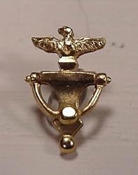 Dollhouse Miniature Clare-Bell Brass Eagle Door Knocker