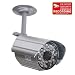 VideoSecu Day Night Infrared Audio Security Camera Built-in Microphone for CCTV Home Surveillance DVR System with Free Warning Sticker 1SX