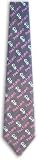 Musician Rock Bands Pink Floyd Gray Polyester Necktie