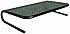 Allsop Large Metal Art Monitor Stand, holds 50 lbs with keyboard storage space - Black (30336)