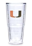 Tervis Tumbler University of Miami 24-Ounce Double Wall Insulated Tumbler, Set of 2
